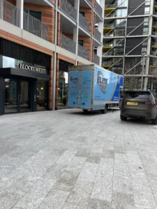 Professional removal van service from London to Paris for international relocations
