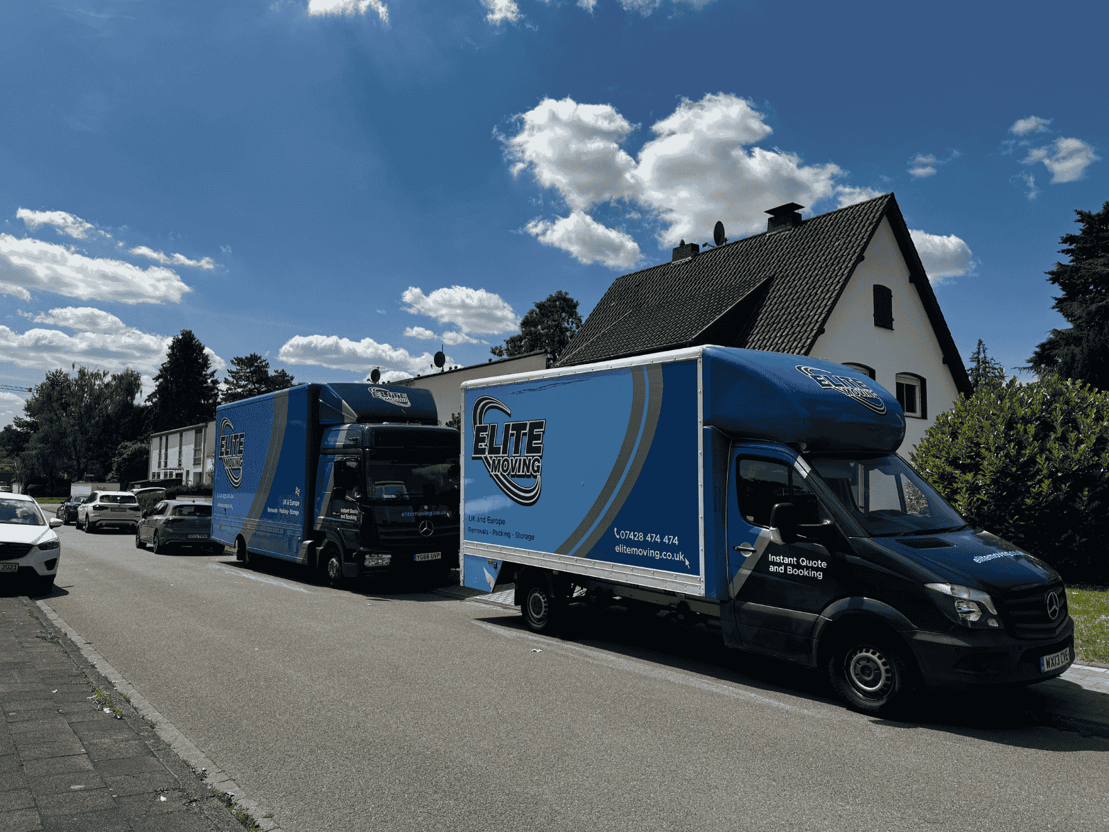 Elite Moving-commercial-house moving truck in London